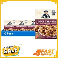(10 pack) Quaker Simply Granola Breakfast Cereal, Oats Honey Raisins, 24.1 oz Breakfast Cereal price
