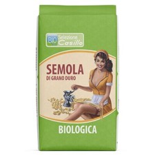 Organic Durum Wheat Semolina 1kg - Casillo Selection Flour and Semolina price