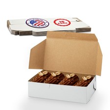 MT Products White Donut Boxes - 6.25" x 3.75" x 2.13" Bakery Boxes - Pack of 15 Bakery Products price