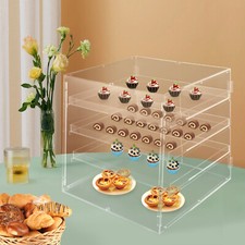 3 Tray Countertop Bakery Display Case Cookie Pastry /Donut Hotel Store Showcase Bakery Products price