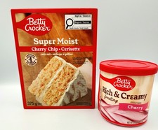 Betty Crocker Cherry Chip Cake Mix and Cherry Frosting Bundle. Expires Aug 2026 Dessert and Cake Ingredients price