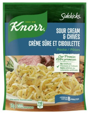 Knorr Sidekicks Sour Cream & Chives Pasta Side Dish, 120g Pasta price