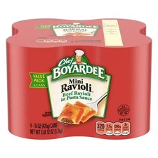 Chef Boyardee Beef Ravioli, 15 Oz, 4 Pack FREE SHIPPING Pasta price