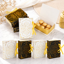 10PCS Eid Mubarak Candy Gift Boxes Book Shape Ramadan Party Favor Treat BoxesSet Ramadan Package price