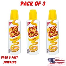 (3 pack) Easy Cheese Cheddar Cheese Snack, 8 oz Spreadable price