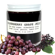 Elderberry Grape Jelly  5 oz - Spreadable Goodness with Sambucus Spreadable price