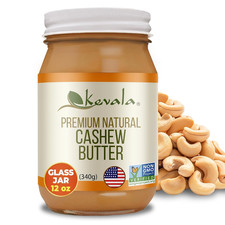 Cashew Butter - Glass Jar 12 Oz, Natural Peanut Butter Substitute | Spreadable C Spreadable price