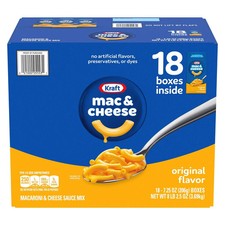 Kraft Original Macaroni and Cheese Dinner (7.25 oz., 18 pk.) Great Price Butter and Margarine price