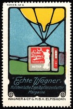 Vintage Germany Poster Stamp Wagner Holstein Egg-Yolk Vegetable Butter Margarine Butter and Margarine price