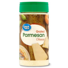 Great Value Grated Parmesan Cheese, 8 Oz Shaker Cheese price