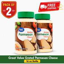 Great Value Grated Parmesan Cheese, 16 oz Each Pack OF 2 Free & Fast Shipping Cheese price