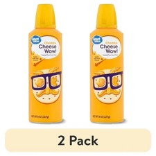(2 pack) Great Value Cheese Wow! Spray Cheese, Cheddar, 8 oz... Cheese price