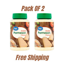 Great Value Grated Parmesan Cheese, 16 oz Each Pack OF 2 Free Shipping Cheese price