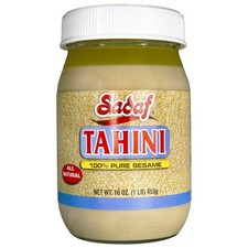 Sadaf Pure Sesame Tahini Sauce, 16 oz Jar Tahini, Molasses and Halva price