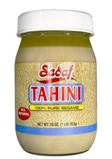Sadaf Pure Sesame Tahini Sauce, 16 Oz Jar Tahini, Molasses and Halva price