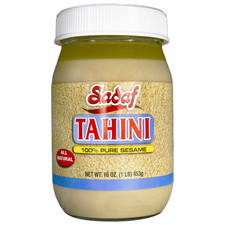 Sadaf Pure Sesame Tahini Sauce, 16 oz Jar Tahini, Molasses and Halva price