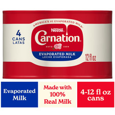 Nestlé Carnation Evaporated Milk Canned, Vitamin D Added, 4PK 12 fl oz Milk price
