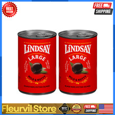 (2 pack) Lindsay Large Pitted Black Ripe Olives, 6 oz Olives price