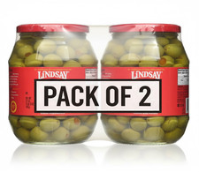 New Lindsay Pimiento Stuffed Manzanilla Olives ( 21 oz. 2 Pack) Olives price
