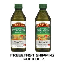 Pompeian Smooth Extra Virgin Olive Oil - 16 fl oz (Pack of 2) Olives price