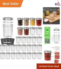 30 Pack 6oz Airtight Mason Jars - Perfect for Jam, Honey, and Crafting Honey and Jam price