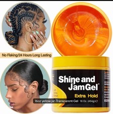 Shine and Jam Extra Hold Hair Gel with Honey Extract, No Flaking, 16oz Honey and Jam price