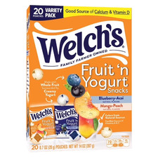 Welch's Fruit 'N Yogurt Blueberry-Acai. & Mango-Peach Soft Fruit Snacks, .7 oz Yogurt price
