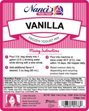 Frozen Yogurt Mix - Vanilla (1 - 3lb bag) Yogurt price