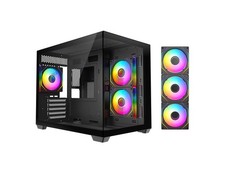 DIYPC ARGB-DC120-TM Black USB3.0 Tempered Glass Micro ATX Gaming Computer Case w PC Cases price