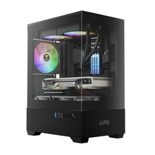 MicroATX Tower Computer Case with Tempered Glass, Gaming MATX PC Case with 3X... PC Cases price
