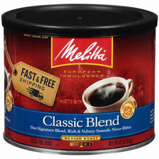 Melitta Classic Roast Caffeinated Canned Coffee 22oz Can Canned price