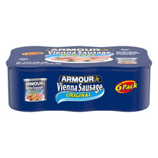 Armour Star Vienna Sausage, Smoked, Canned Sausage, 4.6 Ounce (Pack of 6) Canned price