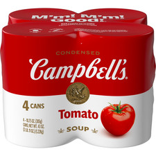 Campbell's Tomato Condensed Soup 10.75 Oz. Pack of 4 Canned price