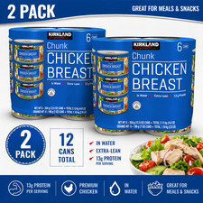 2-Pack Kirkland Signature, Chicken Breast, 12.5 oz, 6-Count Canned price
