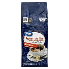 Great Value French Vanilla Medium Roast Ground Coffee, 12 oz, Bag Coffee price