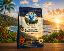 100% Hawaiian Kona Peaberry Coffee Medium Roast Whole Bean Bulk In 1 Pound Bags Coffee price