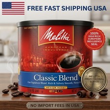 Melitta Classic Roast Caffeinated Canned Coffee, 22oz Can Coffee price
