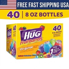 Little HUG Fruit Barrels Kids Drinks Variety Pack, 8 fl oz, 40 Count Carbonated Drinks price