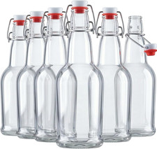 Swing Top Glass Bottles with Airtight Lids, Flip Top, for Carbonated Drinks Carbonated Drinks price