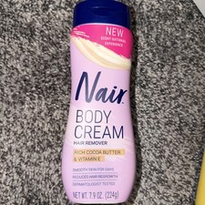 Nair Cocoa Butter and Vitamin E Body Cream Hair Remover for Women, 7.9 oz Mineral Water and Soda price