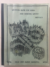 RARE 1994 Western Blob Top Soda & Mineral Water Bottles by Peck & Audie Markota Mineral Water and Soda price