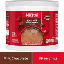 Nestle Hot Cocoa Rich Milk Chocolate Flavored Mix Powder, 27.7 oz, Can Hot Powdered Drinks price