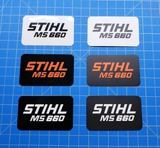 Vinyl Sticker for Stihl MS 660 Shroud Badge "Full Vinyl Overlay" Badge price