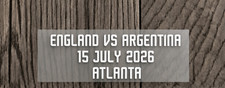 Mondial 2026 ARGENTINA vs ENGLAND Match Details ATLANTA Patch Badge Badge price