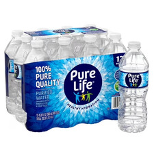 Pure Life Purified Water Bottles, 12 Pack - Still 16.9 Fl Oz (Pack of 12) Water price