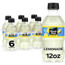 Minute Maid Lemonade Bottles, 12 fl oz, 6 Pack Lemonade and Fruit Juice price