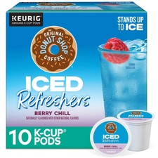 The Original Donut Shop, Iced Refreshers Berry Chill Flavor K-Cup Pods, 10 Count Iced Coffees price