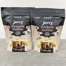 Lot Of 2 Javvy White Chocolate Mocha Protein & Instant Iced Coffees 8.6 Oz. Iced Coffees price