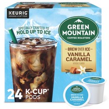 Green Mountain Coffee Roasters Brew Over Ice Vanilla Caramel, K-Cups, 24 Count Iced Coffees price