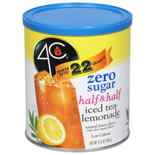 Zero Sugar Half & Half Iced Tea Lemonade Drink Mix Powder 13.9 oz CANISTER Cold Powdered Drinks price